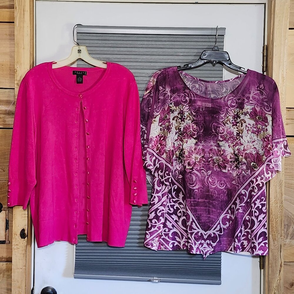 Grace/Dressbarn womans plus tops  size 2x